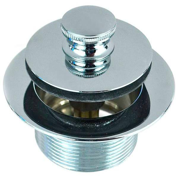 Watco 1.625 In. - 14 Tpi X 1.25 In. D Push-Pull Bathtub Stopper 313114