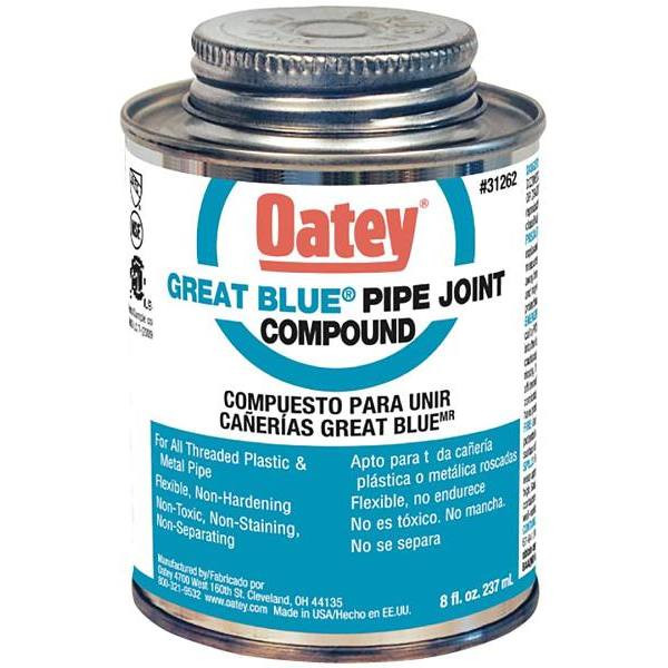 Oatey Great Blue 8 Oz Pipe Joint Compound
