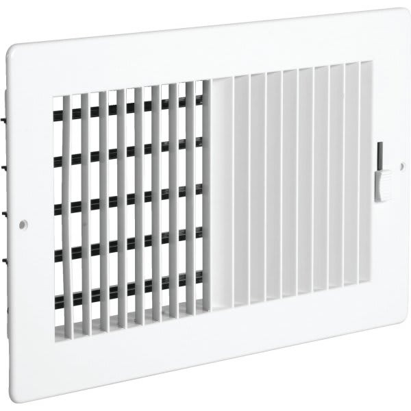 8x4" Two-Way Plastic Register