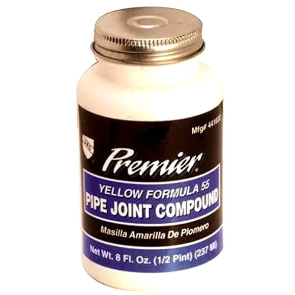 Premier 1/2 Pint Pipe Dope Yellow