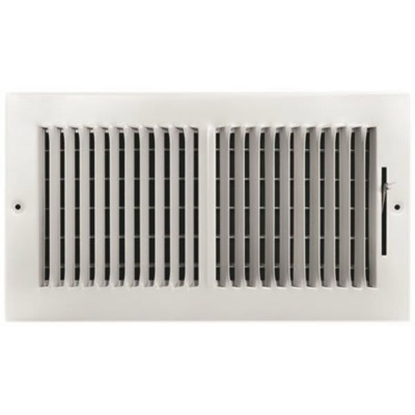 Truaire 12 In. X 6 In. 2-Way Steel Wall/Ceiling Register 245766