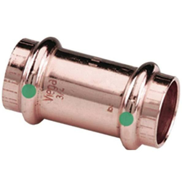 Viega Propress 1-1/2 In X 1-1/2 In Copper Coupling Fitting With Stop