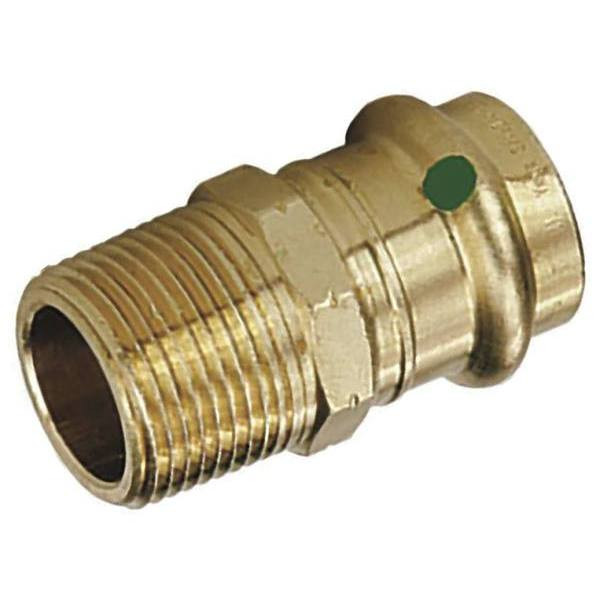 Viega Propress 1-1/2 In. X 1-1/2 In. Mpt Zero Lead Bronze Adapter