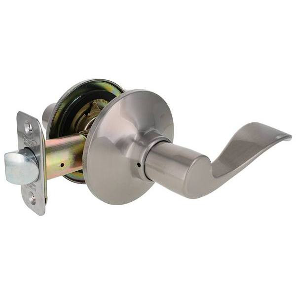 Shield Security Wave Keyless Passage Door Lever In Satin Nickel