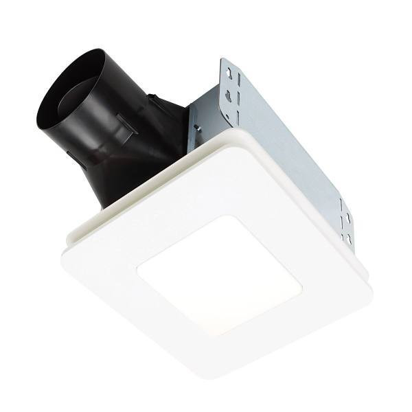 Broan-Nutone Roomside Series Bathroom Exhaust Fan W/LED Light, 60 CFM Estar 361966