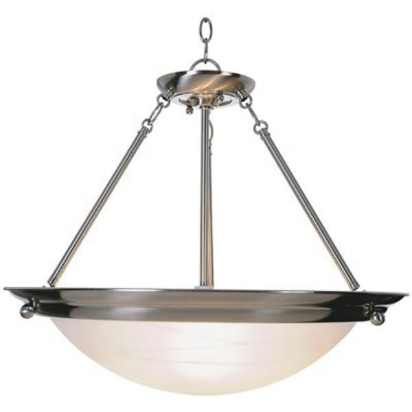 3-Light Brushed Nickel Pendant