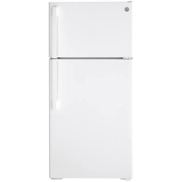 GE ENERGY STAR 15.6 cu. ft. 28in. Top Freezer Refrigerator, White, ADA