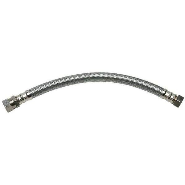 Fluidmaster 3/4 In. Fip X 3/4 In. Compression X 18 In. Braided Steel Water Heater Connector