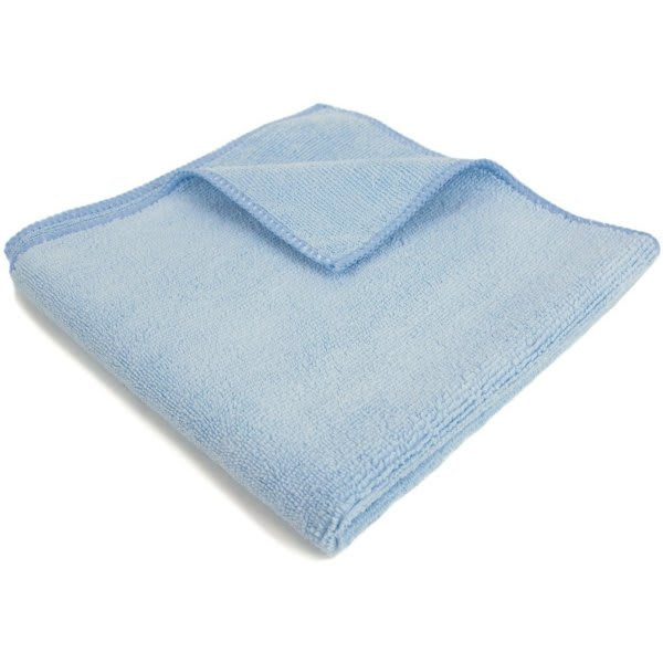 Renown 16 In. X 16 In. General Purpose Microfiber Cloth In Blue Gsm 260 - 12 Pack