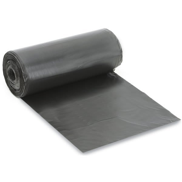 Renown Pcr Can Liner, 12-16 Gal., 0.7 Mil, Low-Density, Black, 24" X 32", Case Of 500