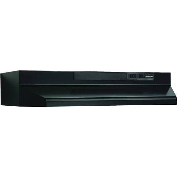 Broan-Nutone 30 In. Black 230 Max Blower CFM Convertible Range Hood W/ Light