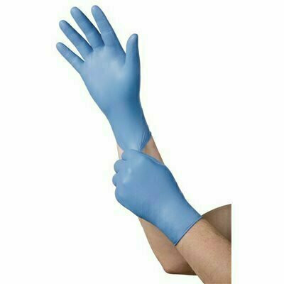 Ambitex 4 Mil Blue Nitrile Powder-Free Medium 100 Gloves Per Box 294439
