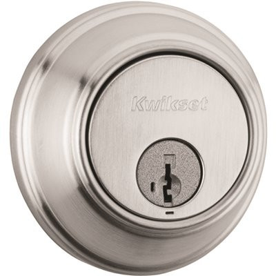 Kwikset 817 Keyed One Side Ul Deadbolt Featuring Smartkey Security Satin Chrome(331177205)