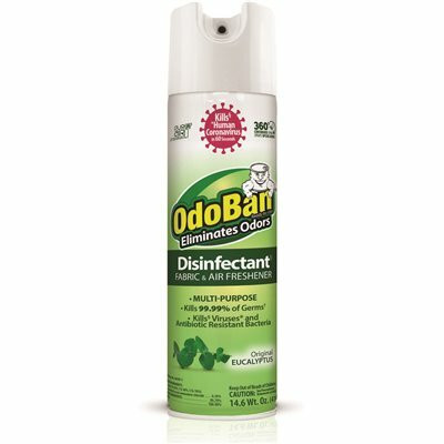 OdoBan 14.6 oz. Eucalyptus Multi-Purpose Disinfectant Spray, Odor Eliminator, Sanitizer, Fabric and Air Freshener 6pk