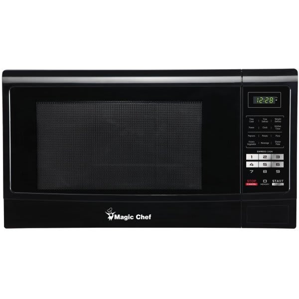 Magic Chef 1.6 Cu Ft Countertop Microwave, 1100w, Black