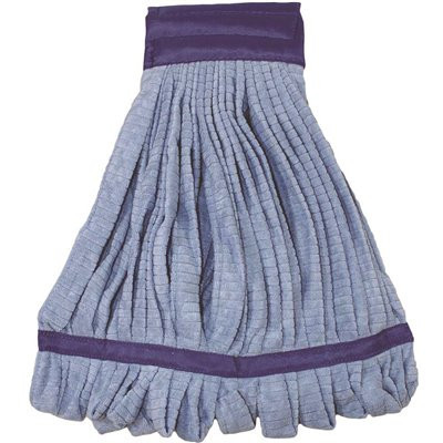 Renown Microfiber Tube Mop Head With Canvas Headband Medium In Blue (328984858)