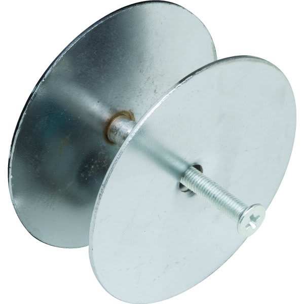 2-5/8 In Steel Deadbolt Hole Cover (Satin Chrome)