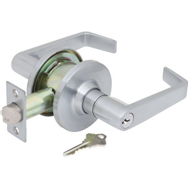 Shield Security Bridgeport Storeroom Lever, Satin Chrome