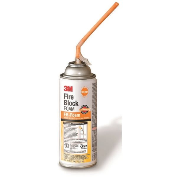 3M 12 Oz. Orange Fire Block Fb-Foam Specialty Sealant Heat Resistant To 240°f