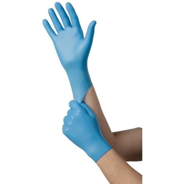 Ambitex Large Royal Blue 3 Mil Nitrile Select Exam Gloves Package Of 100