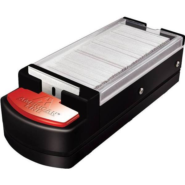 American Line Single Edge Razor Blades W/pop-Up Safety Dispenser Package Of 100