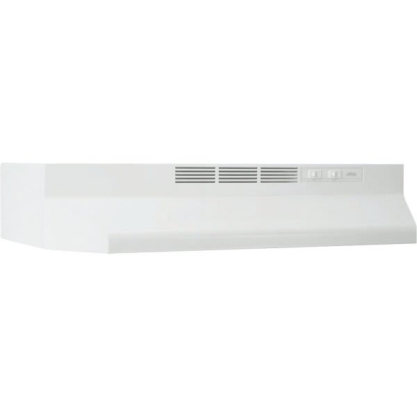 Broan-Nutone 41000 Series 24" Ductless Under Cabinet Range Hood W/light In White