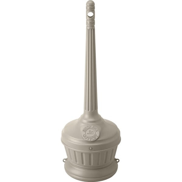Commercial Zone Products Smokers Outpost Seated Cigarette Receptacle, Beige