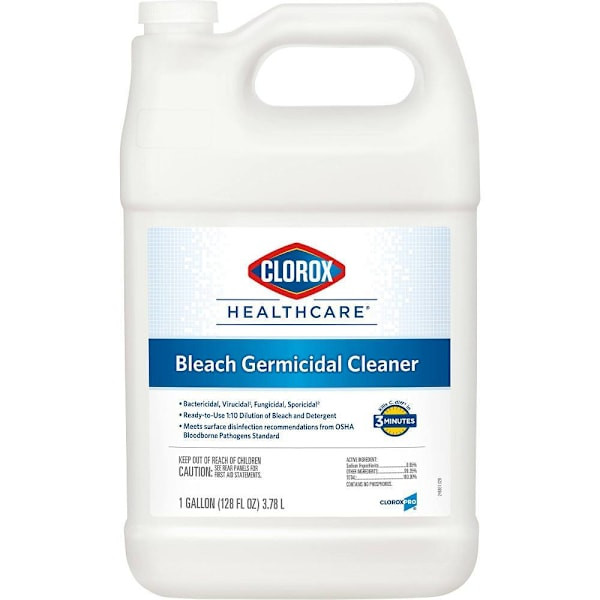 Clorox Healthcare Bleach 128 Fluid Ounce Germicidal Cleaner Refill
