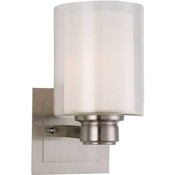 Design House Oslo 1-Light Satin Nickel Indoor Wall Mount 269446
