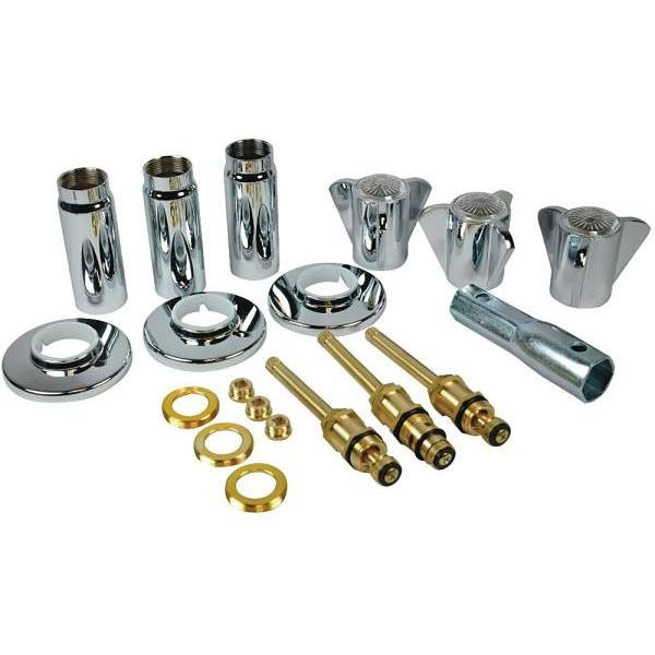 Danco Tub/shower Chrome 3-Handle Remodeling Trim Kit For Sayco Faucet