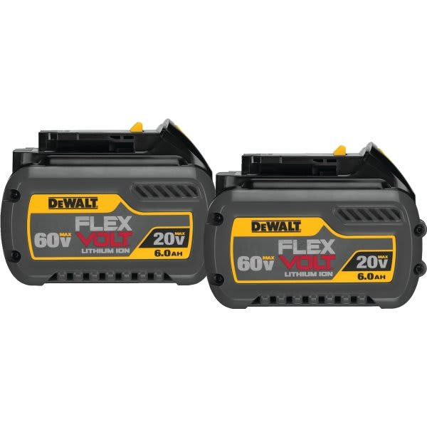 Dewalt Flexvolt 20/60 Volt Max Battery Pack 6.0 Ah Dual Pack