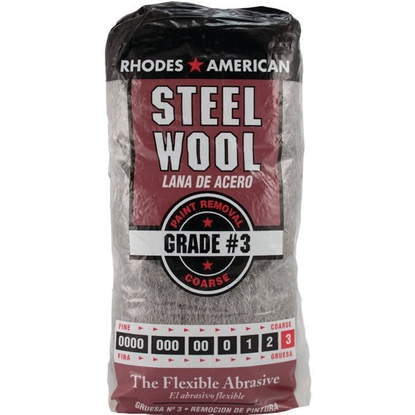 Homax Coarse Grit #3 Steel Wool Package Of 12