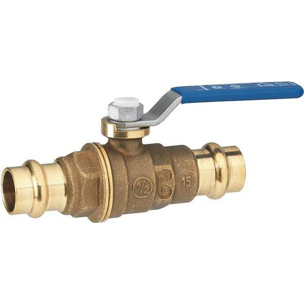 Homewerks 1/2 In Press X 1/2 In Press Lead Free Brass Ball Valve