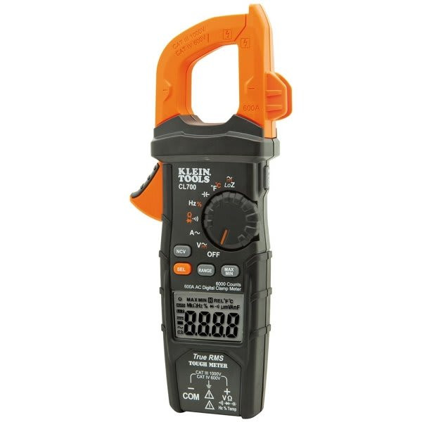Klein Tools Digital Clamp Meter With Auto-Ranging Low Impedance