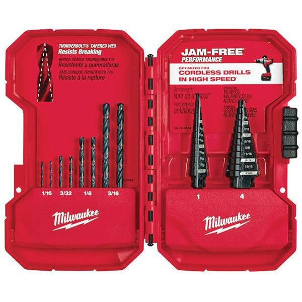 Milwaukee Black Oxide Step Drill Bit Set