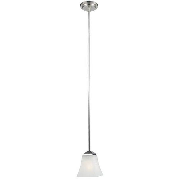 Design House Torino 1-Light Satin Nickel Mini Pendant 270276