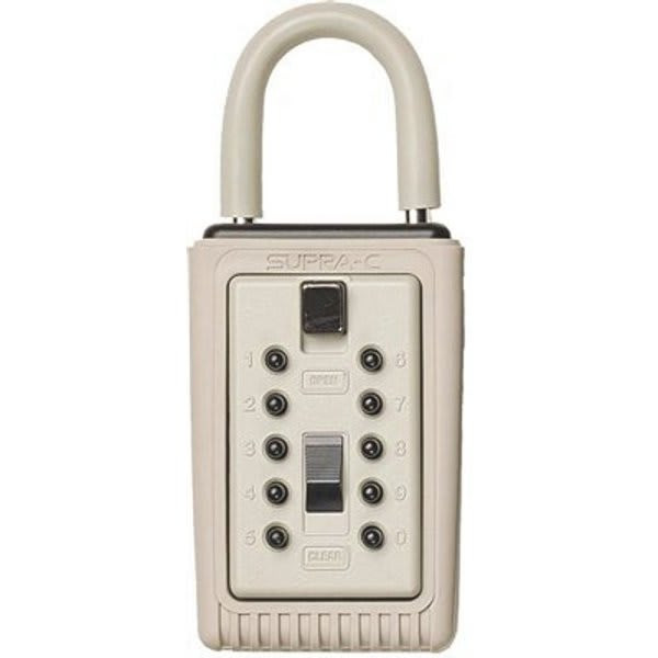 Kidde Portable 3 Key Box With Pushbutton Combination Lock Gray