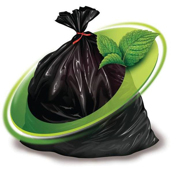 Mint-X 44 Gal 40 " X 46 " 1.7 Mil Black Rodent Repellent Trash Bags Case Of 100