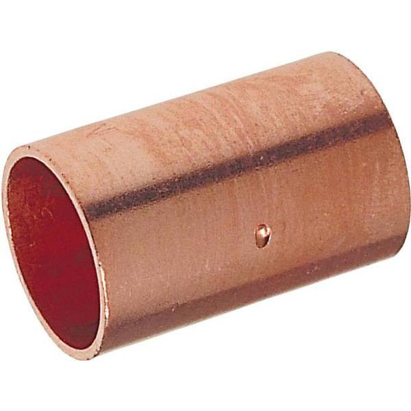 Nibco 1 " Wrot Copper Cup X Cup Dimpled Stop Coupling, Package Of 10