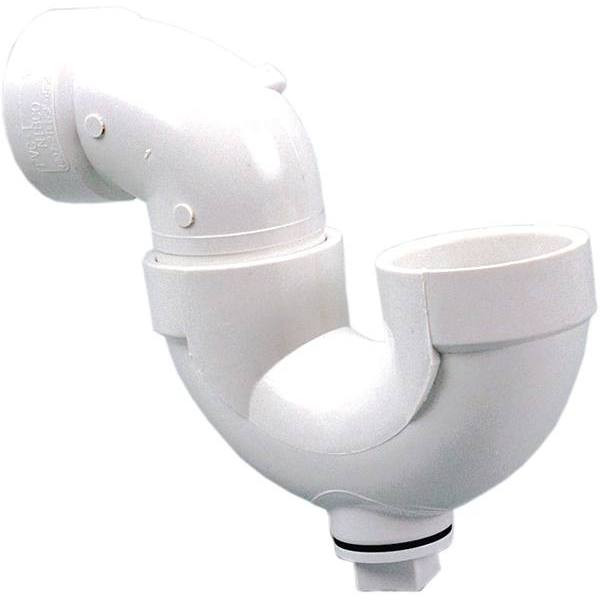 Nibco 1-1/2 In PVC Dwv Hub X Hub X Cleanout With Plug P-Trap