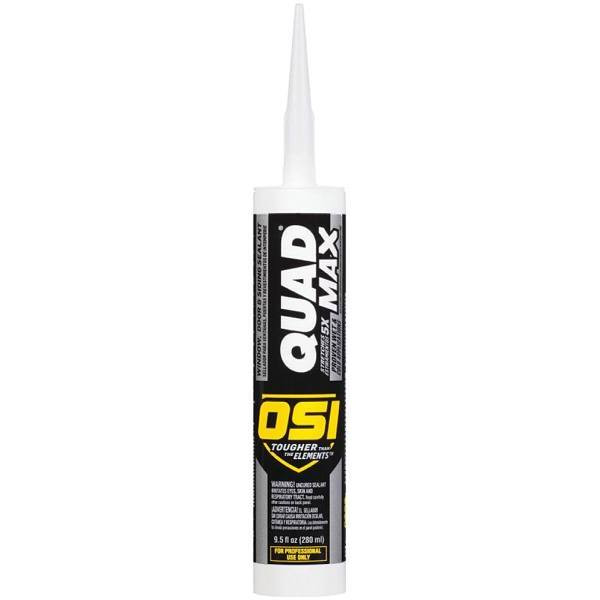 OSI Quad Max 9.5 Fl Oz Wh #001 Exterior/interior Wndw Door And Siding Sealant