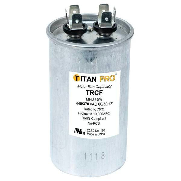 Packard Titan PRO Run Capacitor 35 MFD 440/370 Volt Round, Box Of 5