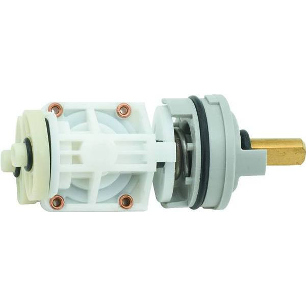 Powers Process Controls Moen 4" Centerset Low-Arc Faucet W/ Metal Drain, Chrome