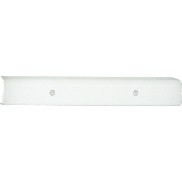 Progress Lighting Channel Glass Two Light Painted White Bath Light, White Glass 712555