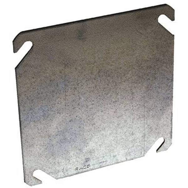 Raco 4" Square Flat Blank Cover