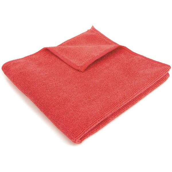 Renown 16 In. X 16 In. Genl Prpe Microfiber Cloth In Red Gsm 260 - Package Of 12