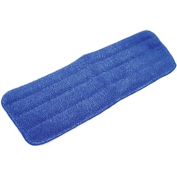 Renown 18" Blue Microfiber Flat Mop Pad, Package Of 3