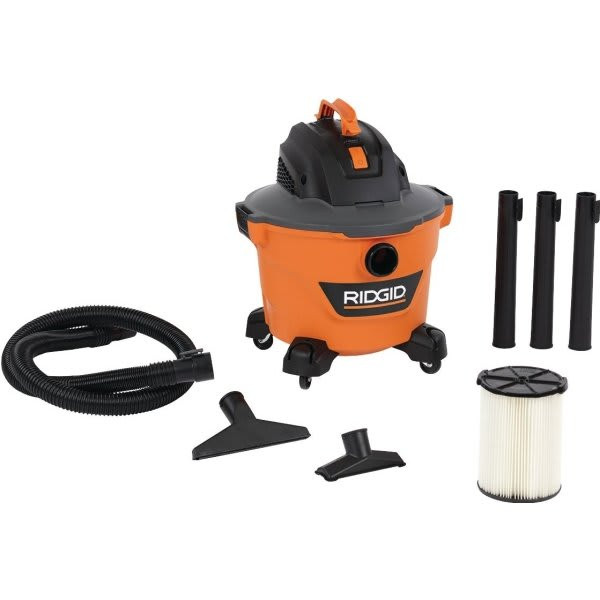 Ridgid 9 Gal. 4.25-Peak HP Nxt Wet/dry Shop Vacuum, Filter, Hose And Accessories