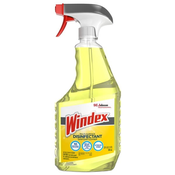 Sc Johnson Windex Multi-Surface Disinfectant Sanitizer Cleaner 32oz 229302