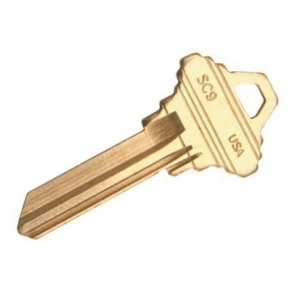 Schlage Sc9 Brass 6-Pin Key Blank, Box Of 50